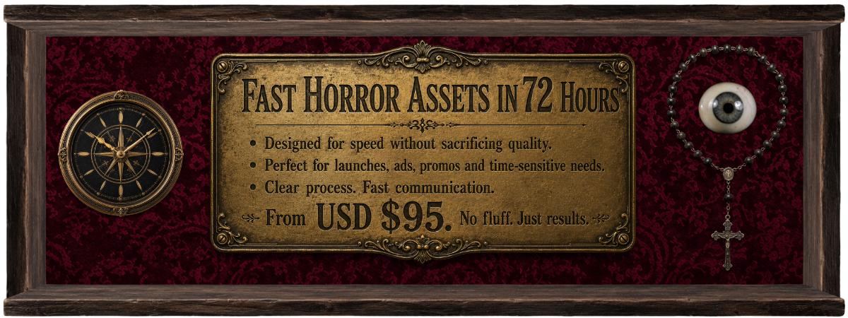 Fast Horror Assets in 72 Hours from USD $95.