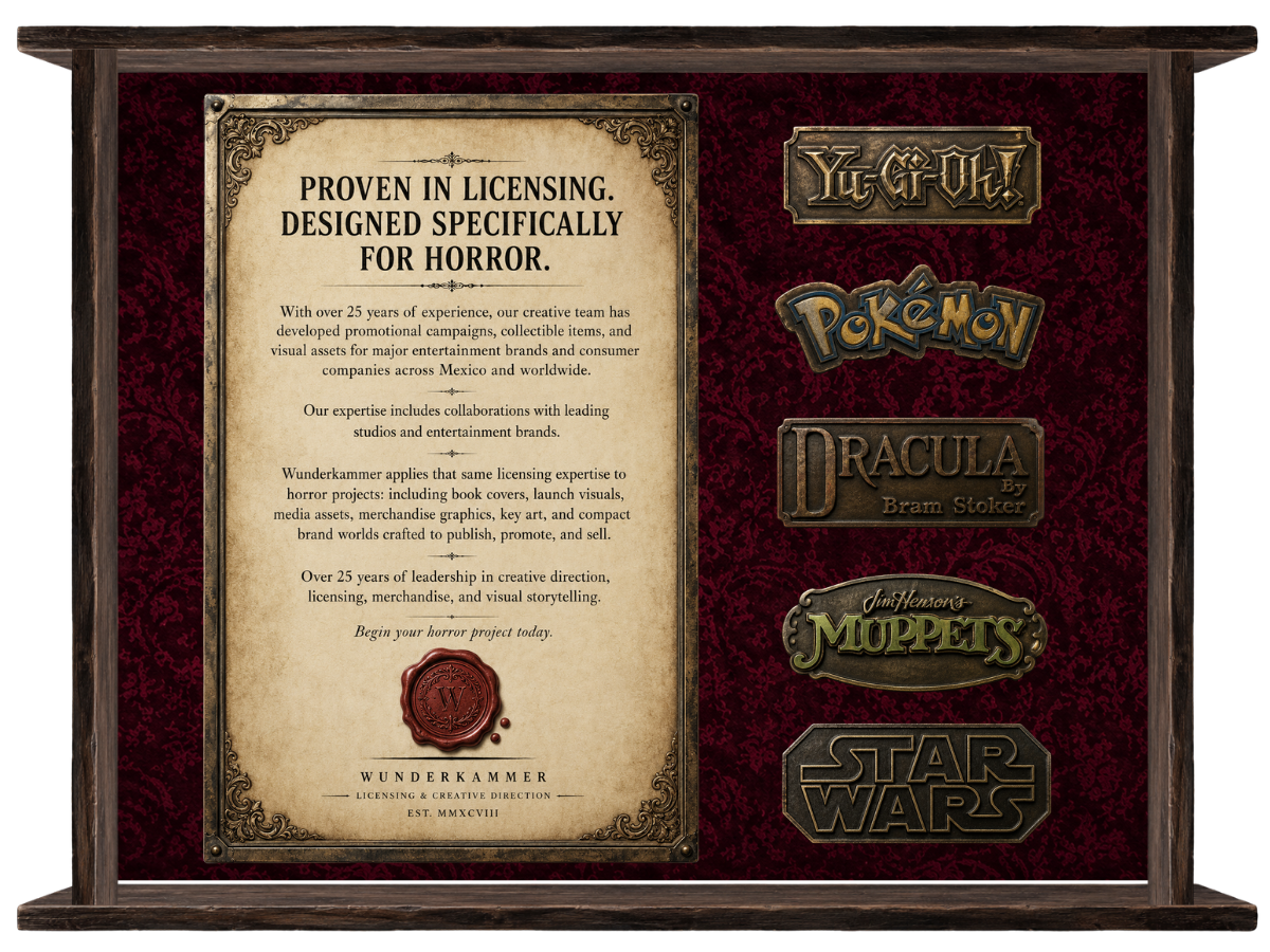 Wunderkammer certificate of creative experience.