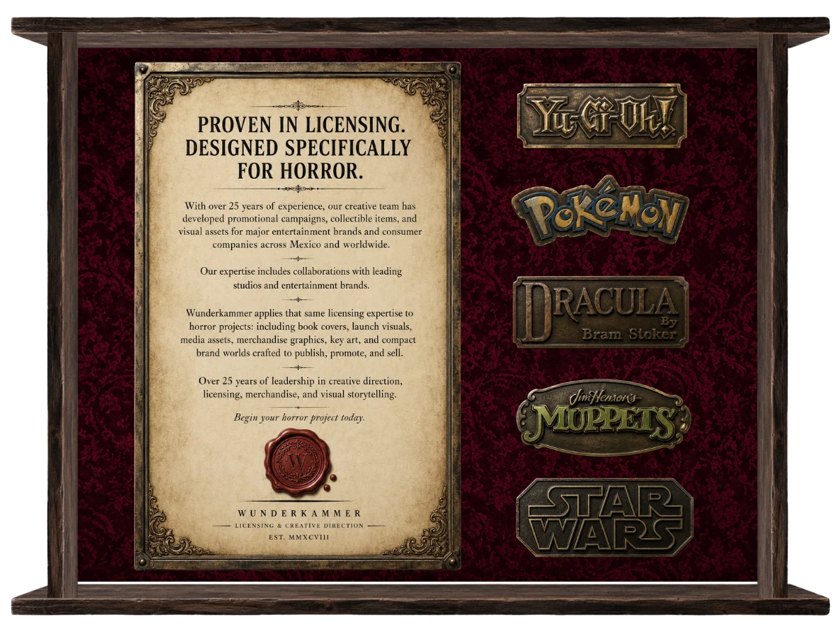 Wunderkammer certificate of creative experience.
