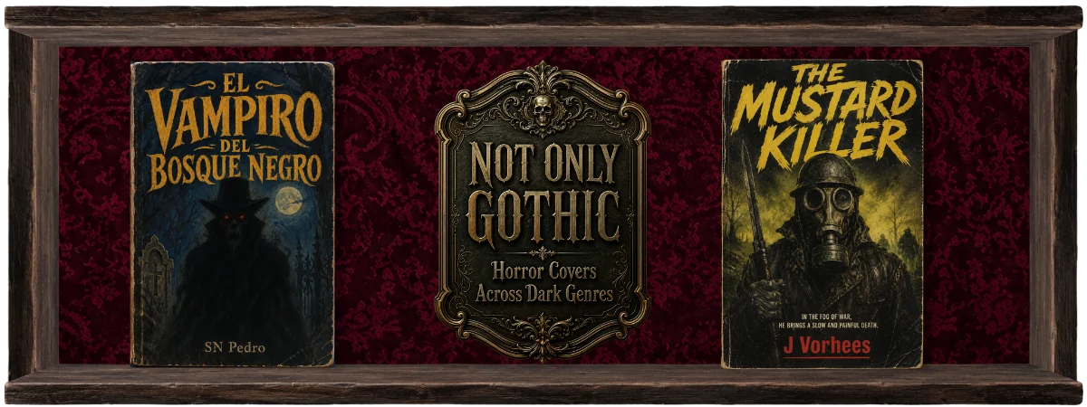 Not only Gothic. Horror covers across dark genres.