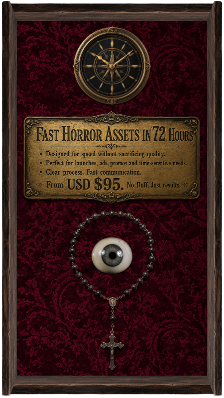 Fast Horror Assets in 72 Hours.