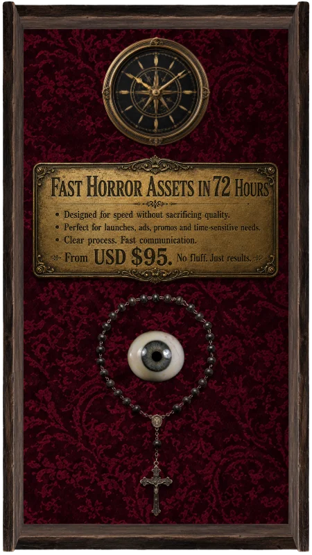 Fast Horror Assets in 72 Hours.