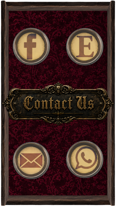 Contact Us. Facebook, Etsy, email and WhatsApp.