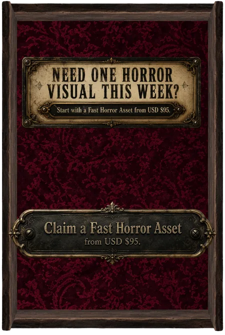 Need one horror visual this week? Claim a Fast Horror Asset from USD $95.