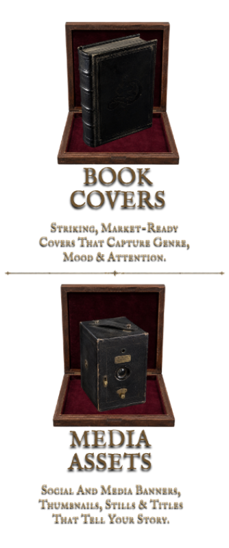 Book Covers and Media Assets services.