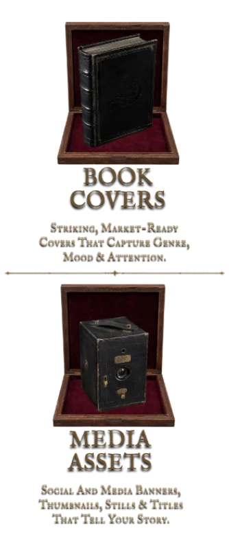 Book Covers and Media Assets services.